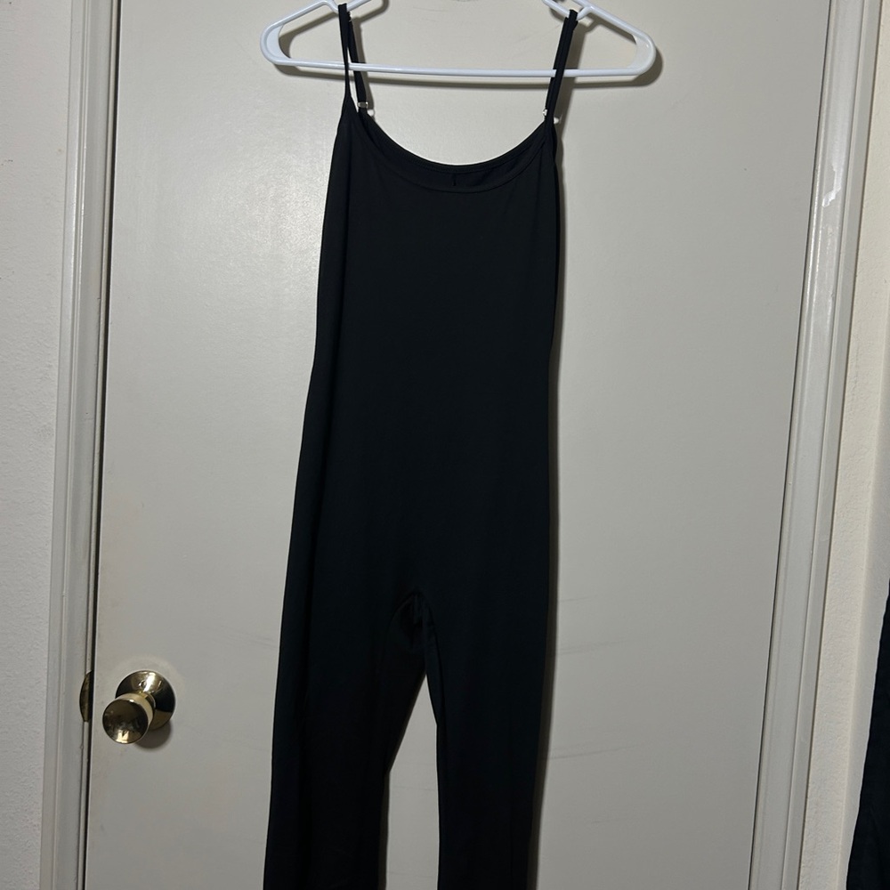 Black Sleeveless Jumpsuit